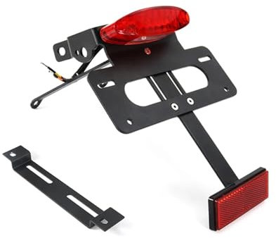 Nummernschildhalter, Schutzblech hinten, kompatibel mit Husqvarna 701 Enduro 701 Supermoto 2016 2017-2020 2021 2022 2023 (Rot)