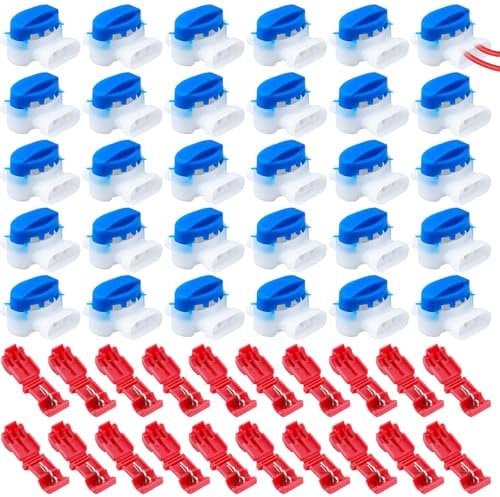 30 Stück Kabelverbinder Wasserdicht 3 Polig Kabelverbinder für Mähroboter, 314 Verbindungsklemmen 20 Stück Kabelklemmen Anschlussklemmen, Kabel Verbinder für Gardena Mähroboter