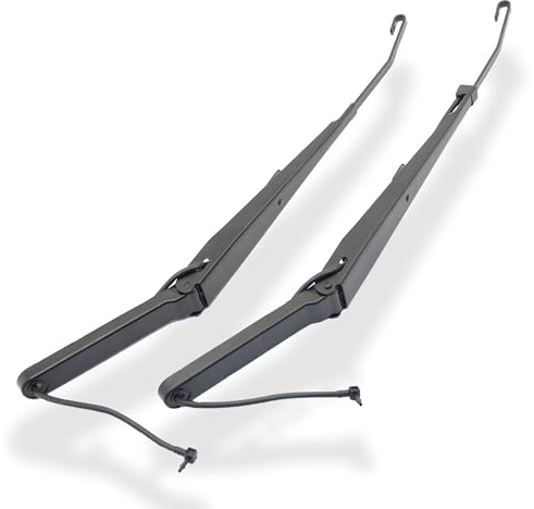 RigidWire 1 Pair Front Windshield Wiper Arm Kit Fits Compatible with 2002-2007 Chevrolet Silverado Avalanche Suburban Tahoe GMC Sierra Yukon Cadillac Escalade Replaces OE 42694 42547 15829647 15829648