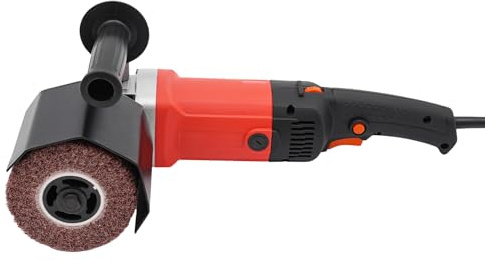 Macchina per rasatura 2200 W, per legno, spazzola elettrica, 2 ruote con velocità regolabile per lucidare l'acciaio inossidabile