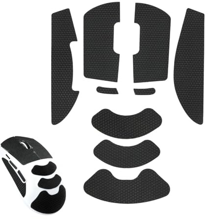 Rutschfester Mausgriff kompatibel mit Logitech G Pro X Superlight 1/2 | Rutschfestes Mouse Grip Tape Schweißabsorbierendes Griptape für Maus Ultradünne Ersatzaufkleber für Maximale Kontrolle