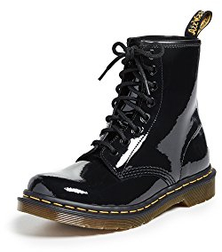 Dr. Martens Damen 1460 Patent 11821011 Boots, Schwarz, 42 EU