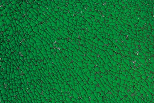 GLOREX 6 2460 08 Crackle Mosaic Platte, Glas, Grün, 15 x 0.5 x 27 cm