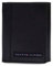 Tommy Hilfiger Men's Leather Cambridge Trifold Wallet,Black,