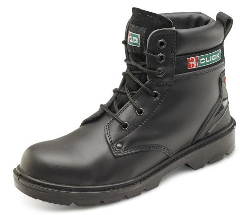 CLICK SMOOTH LEATHER 6 INCH BOOT BLACK 11