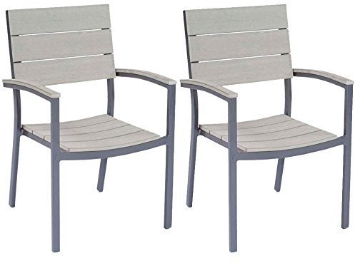 s`home Olivia / 2er-Set Stapelstuhl