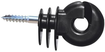 Kerbl Easy Drill Ringisolator 75 Stück im Eimer durchgehende Stütze mit Einschraubhilfe