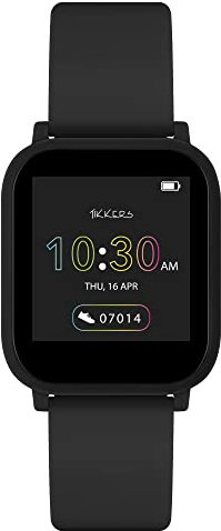 Tikkers Reloj Inteligente TKS10-0004, Negro, Moderno