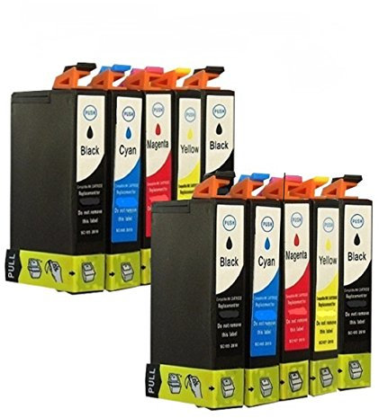 Tintenwunsch 10 Tintenpatronen ersetzt Epson mit freier Farbauswahl Epson Stylus SX218 SX210 D78 OfficeBX300F SX210 SX400 SX115 SX100 SX600FW SX105 SX400 SX100 SX405 S21 DX9200 SX410 Stylus DX5500