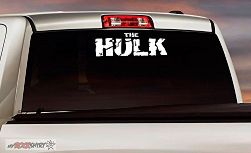 myrockshirt The Hulk 30 cm Aufkleber,Sticker, Autoaufkleber,Auto,Lack,Scheibe, Tuning, Racing aus Hochleistungsfolie ohne Hintergrund Profi-Qualität viele Farben zur Auswahl Made IN Germany