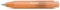 Kaweco FROSTED SPORT Ball Pen Soft Mandarine I Retractable Ballpoint Pen in Summery Design with Standard D1 Refills I Ball Pen 10.5 cm