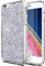 Feyten iPhone 6S/ iPhone 6 Case with Tempered Glass Screen Protector [2 pack], Bling Shiny Sparkle Glitter Design Soft TPU Silicone Cover for Apple iPhone 6/6S 4.7 (Silver)