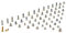 Smartex® Kit Schrauben kompatibel mit iPhone 6 - Gold
