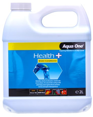 Aqua One Health Plus 2L - Aquarium Water Conditioner/Ager - Chlorine Remover