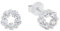 Amor Ohrstecker 925 Sterling Silber Damen Ohrschmuck, mit Zirkonia synth., 0,7 cm, Silber, Kommt in Schmuck Geschenk Box, 2027490