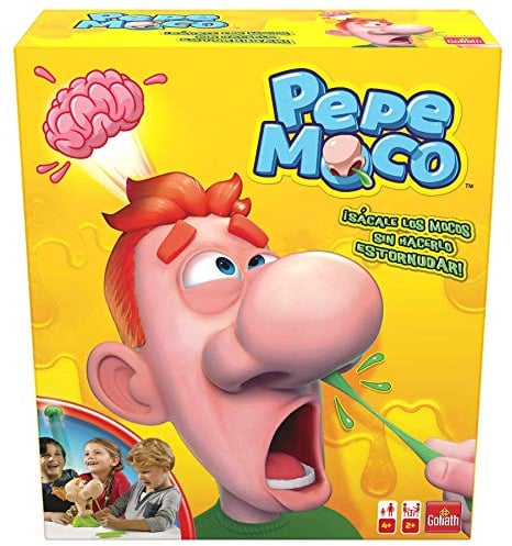 Goliath - PEPE MOCO - Divertido Juego de Mesa para Niños de 4 Años - Juego Infantil Con Mocos y Cerebros - Emoción y Risas Aseguradas - Regalo para Niños y para Reuniones Familiares - Version Español