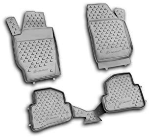 Element Passgenaue 3D Fussmatten Designed für Skoda Fabia, Mk2, 2007-2014, 4 TLG.