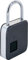 SCHWAIGER 715941 Fingerabdruck Schloss Smart Vorhängeschloss Elektronisches Bügelschloss Fingerprint wasserdicht zinklegiert USB-C aufladbar inkl. USB-C-Kabel