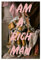 artboxONE Poster 30x20 cm Typografie Rich Man Feminist Art - Bild Rich Man Feminist Altered Art Girl