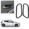 HIBEYO Passt für VW Scirocco 2009-2016 Kohlefaserfarbe Auto Interieur Türgriff Interieurleisten 2 Stück ABS Kunststoff Auto InnentüRgriff Dekoration Abdeckungen Trim Verkleidung Rahmen Styling Zub