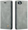 QLTYPRI Case for iPhone 7/8/SE 2020/SE 2022 5G, Vintage PU Leather Wallet Case Card Slot Kickstand Magnetic Closure Shockproof Flip Folio Case Cover for iPhone SE 2022/SE 2020/8/7 - Grey