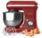 Cecotec Frullatore Impastatore Cecomixer Merengue 5L 1200 Rosso. 1200 W in 6 Livelli, 5 Funzioni, Movimento Planetario, Design Elegante, Ciotola in Acciaio da 5 L e Accessori per Sbattere e Impastare