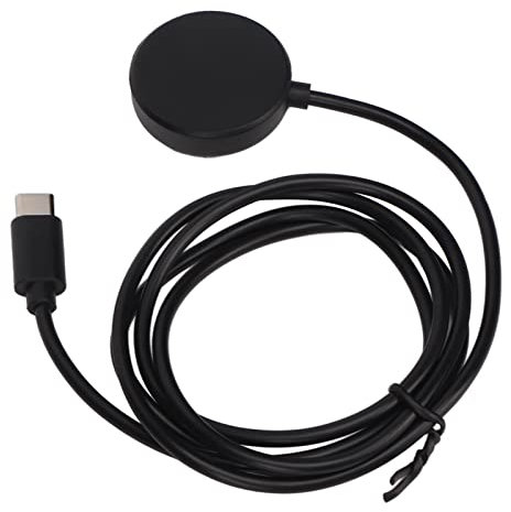 Cargador de Reloj Actualizado para Samsung Galaxy Watch 5 Pro, 5, 4, 3, Active 2, 1, Gear Sport, S3 Galaxy Watch, Base de Carga Rápida Magnética con Cable USB C de 3.3 Pies