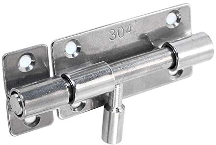 CHEWO Türriegel Riegel Barrel Slide Riegel for Badezimmer Toilette Schlafzimmer Schuppen Türriegel Easy Fit (Size : 3 inch)