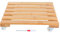 Buachois Support pour Plantes Roulantes en Bambou, Chariot pour Plantes épaissi Verrouillable et Robuste, Grand Support pour Pot de Fleurs sur roulettes avec Roue Universelle