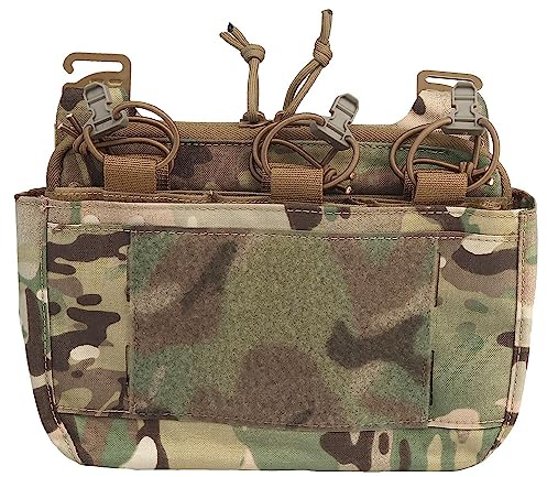 ACEXIER Army FCPC FCSK Plate Carrier Vest G-hook DOPE Front Flap Double Stack Abdominal Fanny Pack Triple Magazine Insert Kangroo Pouch