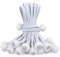 VMUTGA 30 Piezas Tensores Elasticos con Bola, 15cm Tensores Elasticos para Lona de Piscina, Acampar y Atar Banderas