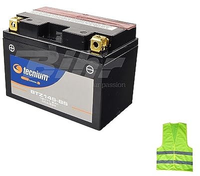 Compatible avec KYMCO CV3 E5 550 année 2023 al 2023 Batterie YTZ14S-BS Batteries TECNIUM BTZ14S-BS 11.2 AMPÈRES 12VOLT PRÊT ET CHARGÉ Moto 150X87X110MM