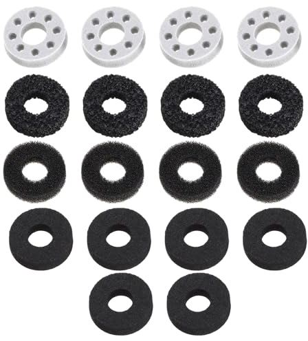 YINETTECH 18pcs Precision Rings Aim Assist Rings Sponge Rings Compatible with Xbox One Compatible with Switch Pro Controller Motion Control 4 Different Strengths