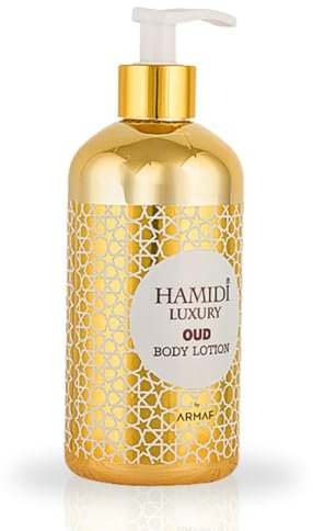Hamidi LUXURY OUD BODY LOTION 500ML (16.9 OZ) Ultra Moisturizing & Skin-Nourishing | For Men & Women.