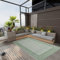 qohoio Outdoor-Teppich Balkonteppich Carpet Outdoor Teppich Balkon Grün 160x230 cm PP - 316958