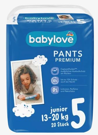 babylove Baby Pants Premium Gr. 5 Junior (13-20 kg), 20 Stück