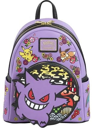 Loungefly Pokemon - Wagara - Embroidered Mini Backpack - Niedliche Sammeltasche - Geschenkidee - Offizielle Handelswaren - Für Jungen, Mädchen Men und Frauen - Anime Fans