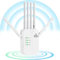 Répéteur WiFi,Amplificateur WiFi avec 6 Antennes Omnidirectionnelles 3dbi,Repeteur WiFi Puissant avec 2 Ports Rj45 Ethernet,WiFi Extender Jusqu'à 300㎡,Compatible avec Toutes Les Box Internet (610)