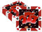 40 Stück Casino Party Auswahl Party Servietten,33x33cm Einweg Casino Party Geburtstag Part Servietten für Mann Frau Mädchen Geburtstag Party Deko