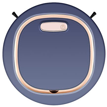 Robot aspirador inteligente 3 en 1, limpieza automática, barredora de pisos, azul, 25 cm