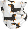 Multifunctional Headwear Black Dachshund Dog Ourdoor Face Balaclavas Neck Gaiter Bandanas Scarf For Men Women Outdoor Sports
