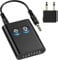 Brifit Bluetooth 5.2 Adapter auf 2 Kopfhörer, 2-in-1 Bluetooth Sender Empfänger Klinke 3.5mm, AUX Audio Transmitter Receiver für/TV/Lautsprecher/Stereoanlage/Autoradio/Flugzeug, aptX-LL/Adaptive