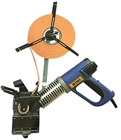 Elektrische Oberfräse, MT985 Kleine tragbare Kantenanleimmaschine for Holzbearbeitung, 2000 W, gerade Kurve, Heimwerker, manuelle Kantenanleimmaschine