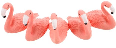 Rosa Flamingo Übungsständer 5 Stück-pack Kunstharz