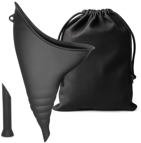 KNJOMZIE Urinoir réutilisable en silicone pour femme, urinoir pour femme, urinoir pour le camping, les voyages, l'extérieur, les toilettes de camping, les festivals