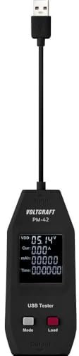 VOLTCRAFT PM-42 USB Typ A Tester mit Zuschaltung von Last