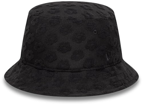 New Era Damen Bucket Hat Mütze - Towelling schwarz - L