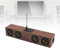FAUOSWUK Retro Wireless Speaker, 20W Portable Wooden Speaker with Deep Bass, Stereo Sound, Sync for Room Decoration, Ideal for Cafes, Restaurants, Vintage Stores(40cm)