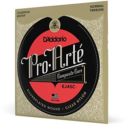 D'Addario Juego de Cuerdas Transparentes para Guitarra Española | EJ45C