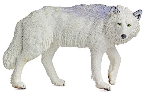 Safari Ltd 220029, Weißer Wolf-Figur